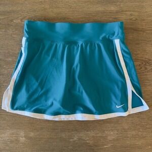 Nike Dri-FIT Tennis Golf Skort-Turquoise Blue-Lined-Pickleball Skirt-Size XS